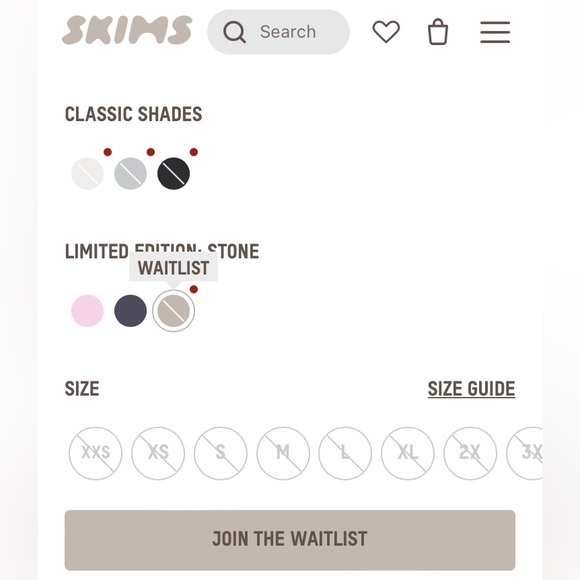 NWT SKIMS *khaki* crop tank size 3 XL - Picture 7 of 10